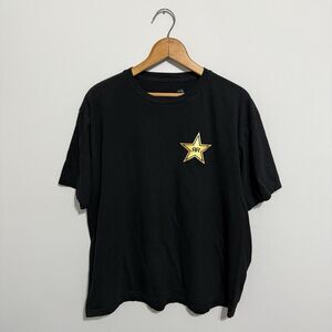 Rockstar Energy Drink Mens Medium Black T-Shirt Short Sleeve Crew Neck XL